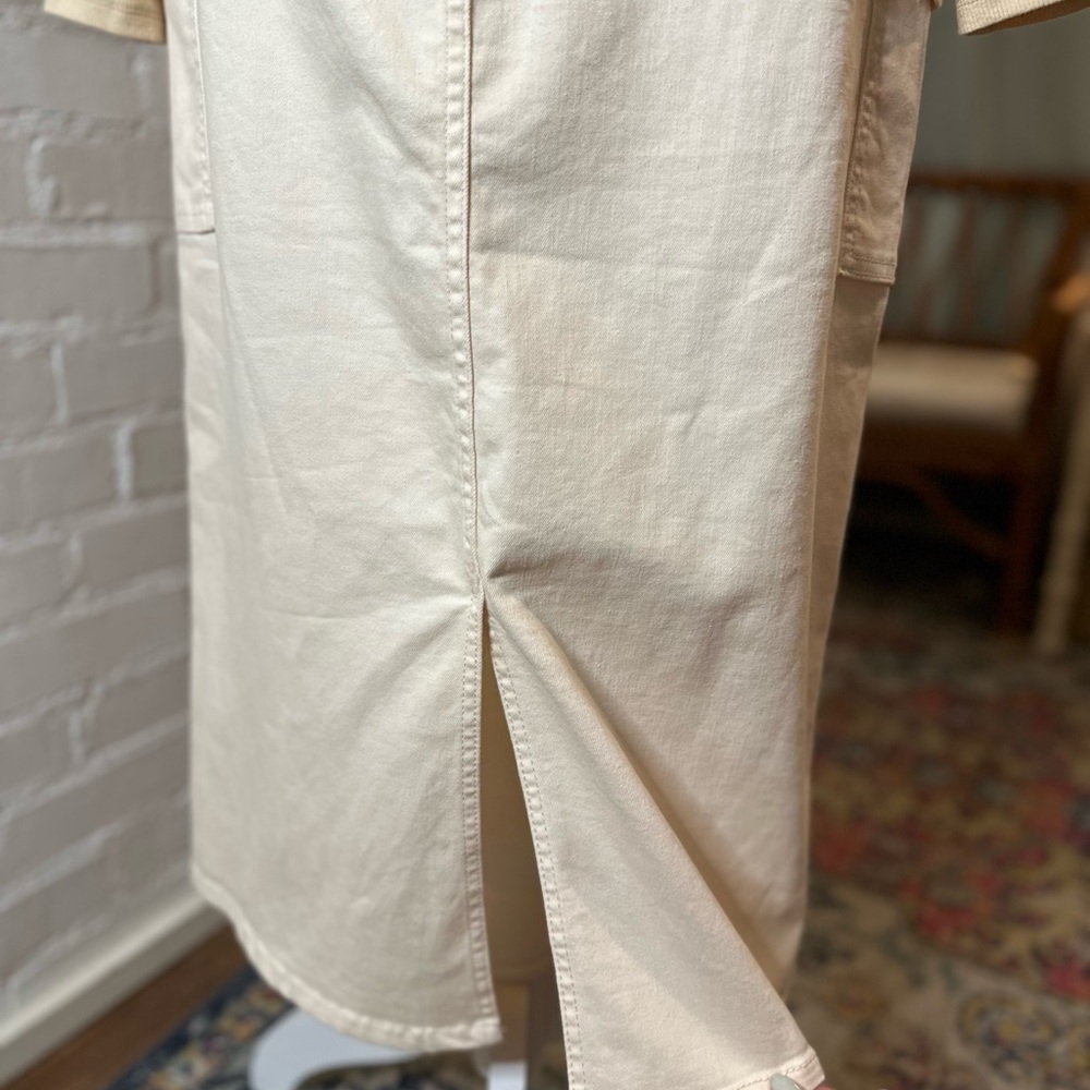 Marc New York Tan Denim Maxi Skirt - Picture 12 of 14